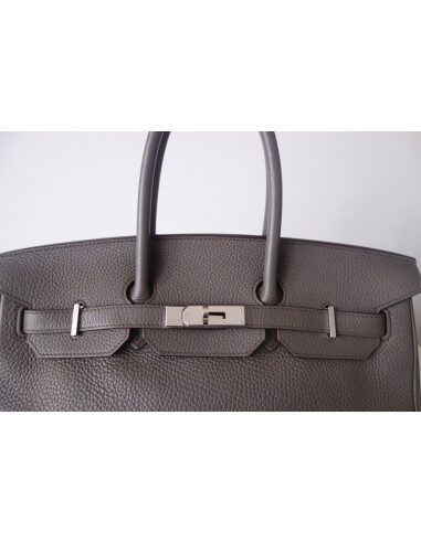 Sac Hermès Birkin 35 étain