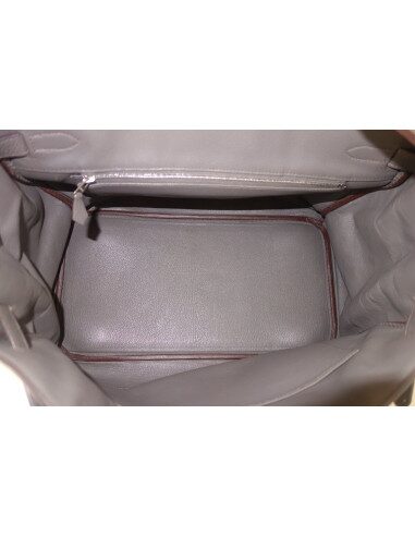 Sac Hermès Birkin 35 étain
