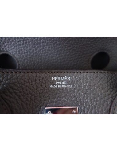 Sac Hermès Birkin 35 étain