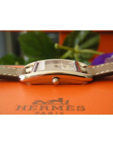 MONTRE HERMES CAPE COD DOUBLE TOUR ETOUPE PM