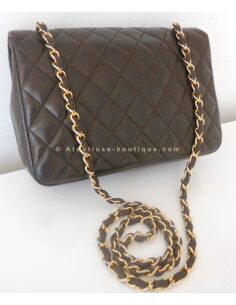 SAC CHANEL TIMELESS MARRON VINTAGE 2