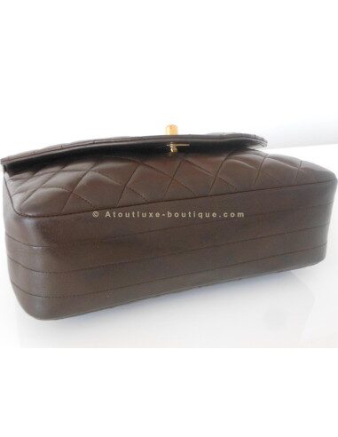 SAC CHANEL TIMELESS MARRON VINTAGE