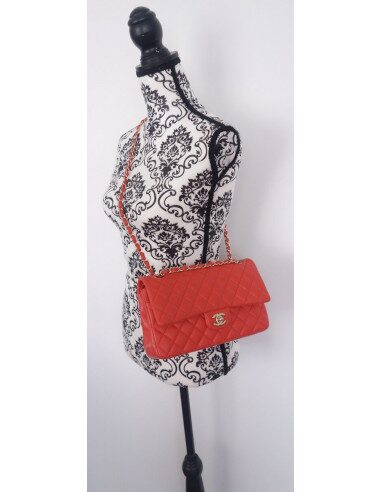 Sac Chanel Classique corail