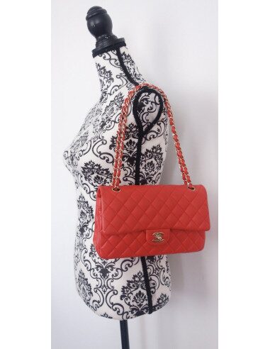 Sac Chanel Classique corail