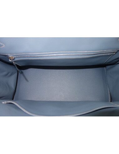 Sac Hermes Birkin 35 bleu jean