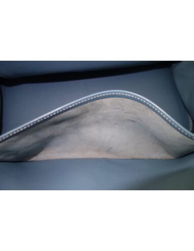 Sac Hermes Birkin 35 bleu jean