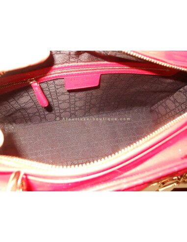 SAC LADY DIOR ROUGE GRAND MODELE