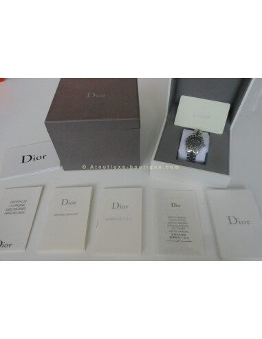 MONTRE DIOR CHRISTAL DIAMANTS PM