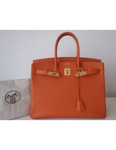 Sac Hermes Birkin 35 Epsom orange