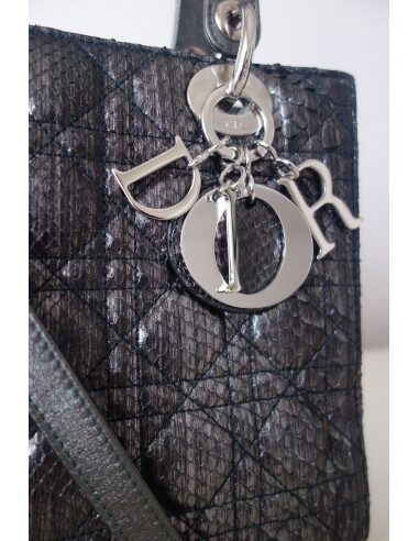 Sac Lady Dior python