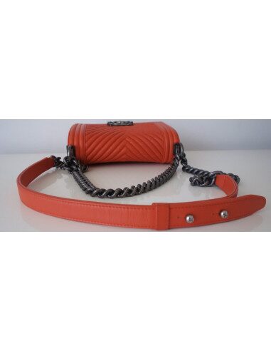 Sac Chanel Boy orange