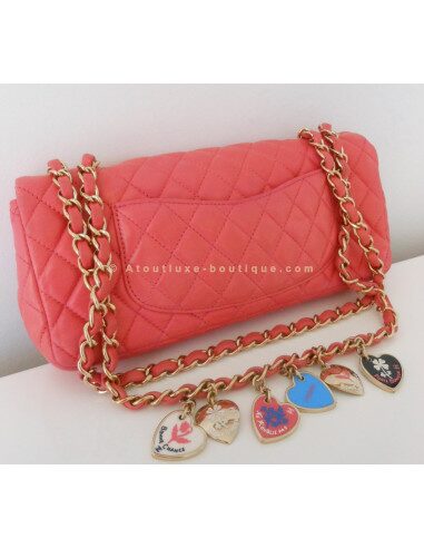 SAC CHANEL SAINT VALENTIN CORAIL