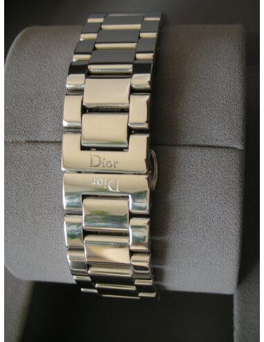 MONTRE DIOR RIVA SPARKLING TAILLE M BRACELET ACIER