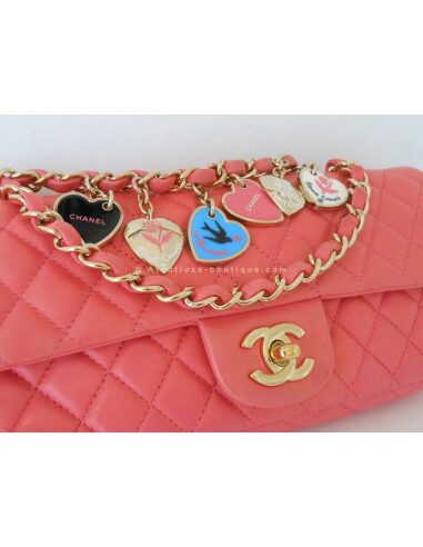 SAC CHANEL SAINT VALENTIN CORAIL