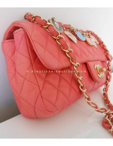 SAC CHANEL SAINT VALENTIN CORAIL