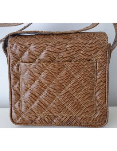 Sac Chanel vintage lézard