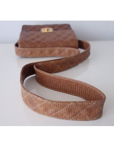 Sac Chanel vintage lézard