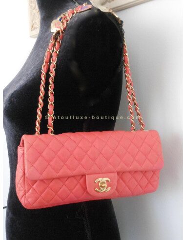 SAC CHANEL SAINT VALENTIN CORAIL