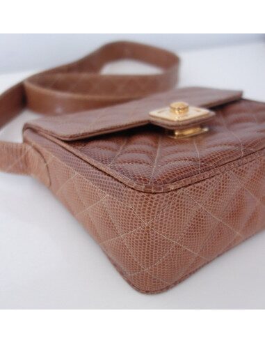 Sac Chanel vintage lézard