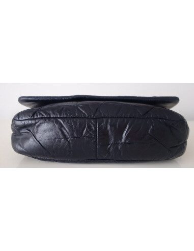 Sac Chanel à rabat bleu
