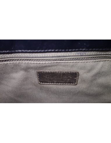 Sac Chanel à rabat bleu