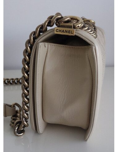 Sac Chanel Boy beige