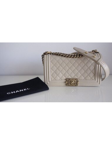 Sac Chanel Boy beige
