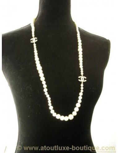 SAUTOIR - COLLIER CHANEL PERLES