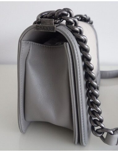 Sac Chanel Boy gris