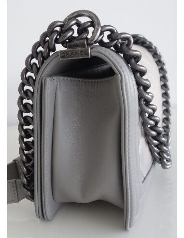 Sac Chanel Boy gris