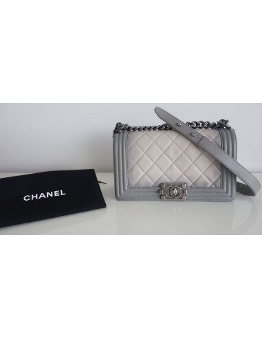 Sac Chanel Boy gris