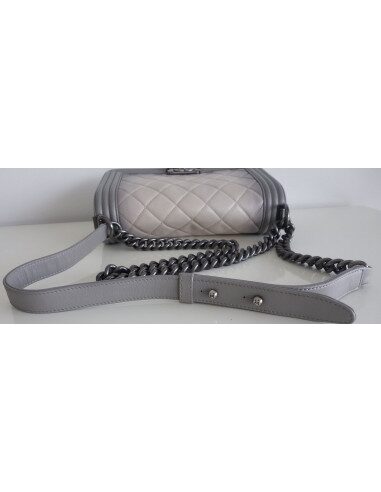 Sac Chanel Boy gris