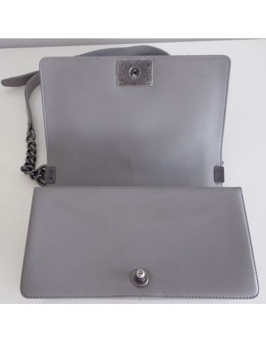 Sac Chanel Boy gris
