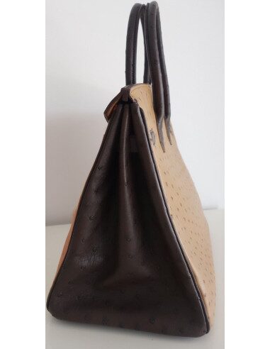 Sac Hermes Birkin 35 autruche