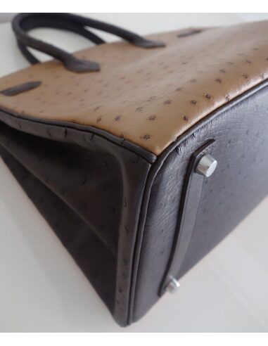 Sac Hermes Birkin 35 autruche