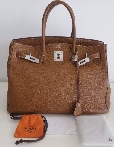 Sac Hermes Birkin 35 gold