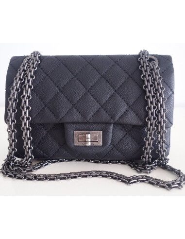 sac Chanel 2.55 noir mat