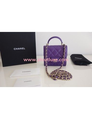 MINI Chanel Pochette Classique pour Femme Sac a Main de Marqu 2023 Nouveau  Sac Bandoulière Pas Cher Noir couleurs multiples - Cdiscount Librairie