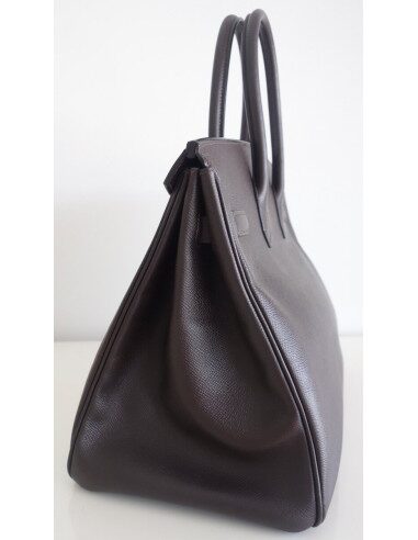 Sac Hermes Birkin 35 Epsom marron
