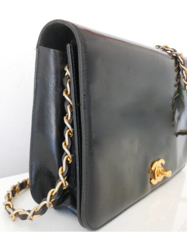 SAC CHANEL VERNI NOIR 