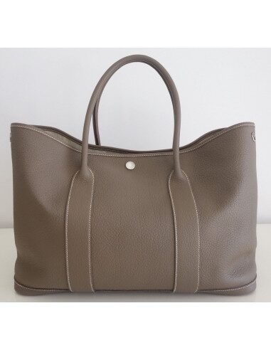 Sac Hermès Garden Party étoupe