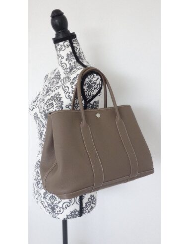 Sac Hermès Garden Party étoupe