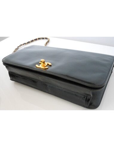 SAC CHANEL VERNI NOIR 