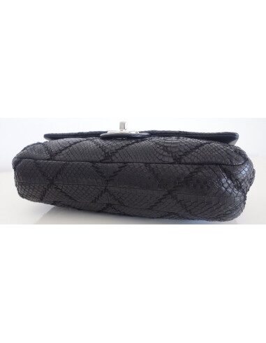 Sac Chanel Classique python noir