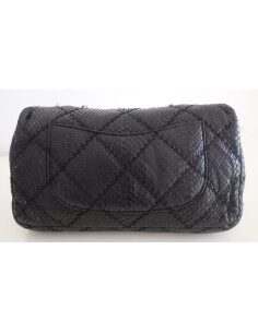 Sac Chanel Classique python noir 2