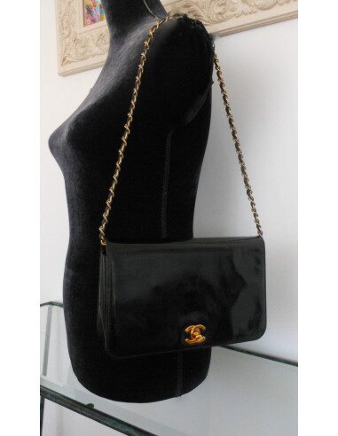 SAC CHANEL VERNI NOIR 