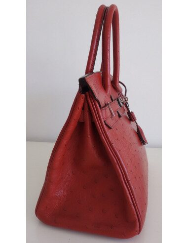 Sac Hermes Birkin 30 autruche