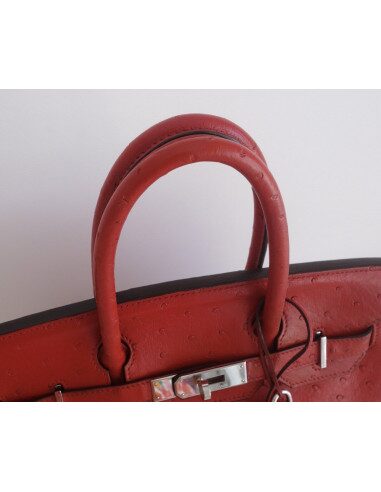 Sac Hermes Birkin 30 autruche