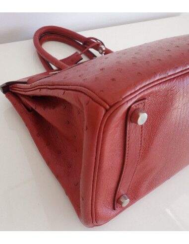 Sac Hermes Birkin 30 autruche