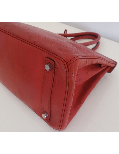 Sac Hermes Birkin 30 autruche